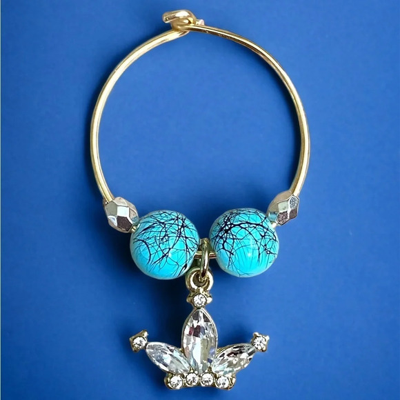 164 Crown Wine Glass Charms - Picture 3 of 5